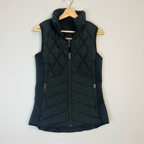 Bernadro Titan Gray Neoprene Quilted Puffer Vest Small - Picture 2 of 6